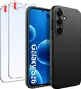 Etui Do Samsung S26 Matowe Czarne Silikon Slim 2 Sztuki Podgląd zdjęcia produktu 1