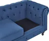 BELIANI 3-Sitzer Sofa Marineblau Samtstoff mit Dicken Produktbild-Vorschau 9