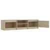 Mobile TV rovere Sonoma 140x40x35,5 cm Materiale a base di Anteprima dell’immagine prodotto 13