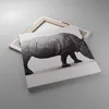 Bild auf Leinwand - Leinwandbild - Nashorn Tier Afrika Produktbild-Vorschau 2