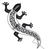 Solar Wandbild Gecko in bronze mit 10 LED - 69 x 36 cm - Produktbild-Vorschau 5
