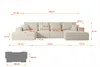 ALTDECOR Ecksofa mit Schlaffunktion und Bettkasten - Corner Produktbild-Vorschau 6