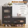 REMZETTA Schuhbank mit Sitzkissen und Schuhschrank, Produktbild-Vorschau 6