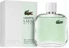 A product shot of a bottle of Lacoste L.12.12 Blanc Eau Fraîche Eau de Toilette for men, next to its packaging. Podgląd zdjęcia produktu