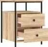 vidaXL Noční stolky 2 ks dub Sonoma 44x45x60 cm výrobek z Náhled obrázku produktu 5