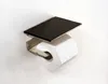 WC Rollenhalter aus Edelstahl/ Toilettenpapierhalter mit Produktbild-Vorschau 2