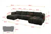 ALTDECOR Ecksofa in U-Form mit Schlaffunktion und Produktbild-Vorschau 7