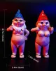 Gnomi da giardino 2-pack divertente giardino figure gnomo Anteprima dell’immagine prodotto 2