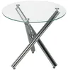 HOMCOM Eettafel, eikenhouten eettafel voor de eetkamer of Productafbeelding-voorbeeld 1