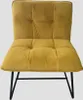 HOMLA Fotel NELOX welurowy musztardowy 63x69x73 cm Podgląd zdjęcia produktu 1