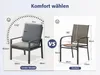 MEXO Gartenlounge-Set Gartenmöbel Set Aluminium Outdoor Produktbild-Vorschau 4