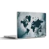 MuchoWow® Laptop Aufkleber Sticker Cover Weltkarte - Farbe Produktbild-Vorschau 1
