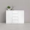 Sideboard NAIA Buffet blanc brillant Voir les images du produit 9