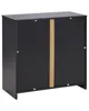 BELIANI Büroschrank Helles Holz / Schwarz 80 x 80 x 40 cm Produktbild-Vorschau 8