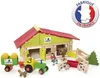 Jeujura Holz Set 140 Teile Medium Bauernhof Produktbild-Vorschau 1