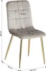 Homestyle4u Polsterstuhl Gold 4er Set Esszimmerstuhl Produktbild-Vorschau 7