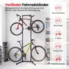 Stojan na bicykle COSTWAY, samostatný, pre 4 bicykle, Náhľad obrázku produktu 3