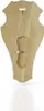 The back of a wooden plaque for displaying animal antlers. Produktbild-Vorschau