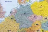 GeoMetro Europakarte mit Laminierung und Holzleisten zum Produktbild-Vorschau 4