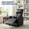 Fernsehsessel Elektrisch mit Liegefunktion, Massagesessel Produktbild-Vorschau 11