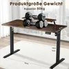 Höhenverstellbarer Schreibtisch 120 x 60 cm, Elektrischer Produktbild-Vorschau 6