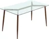 Tavolo rettangolare 140×80 cm con vetro di sicurezza Anteprima dell’immagine prodotto 2