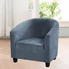 (Šedá modrá) Klubové křeslo Slipcover, Vysoký stretch Náhled obrázku produktu 5