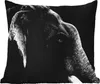 MuchoWow® Outdoor Kissen - Elefant auf schwarzem Produktbild-Vorschau 6