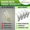 4er Set Tischtuchklammern transparent - Robuste Produktbild-Vorschau 8