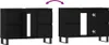 vidaXL Badschrank Schwarz 80x33x60 cm Holzwerkstoff Produktbild-Vorschau 7