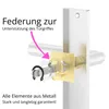 Edelstahl Türbeschlag BAUHAUS BB-Langschildgarnitur für Produktbild-Vorschau 5