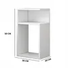 Szafka Nocna Loft Biała Do Sypialni Salonu Nowoczesna 50 Cm Podgląd zdjęcia produktu 6