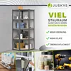 Juskys Eckregal Lageregal Corner Basic 180 x 70 x 40-70 cm Produktbild-Vorschau 3