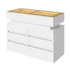 Flieks Sideboard mit Glas & LED-Beleuchtung, 8 Schubladen, Produktbild-Vorschau 11
