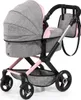 Kombi-Puppenwagen Xeo grau/rosa Produktbild-Vorschau 2