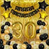 Set di decorazioni - Palloncini - 30° compleanno - Oro e Anteprima dell’immagine prodotto 1