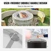 SucceBuy 40" runder Funkenschutz für Feuerstelle, Produktbild-Vorschau 4