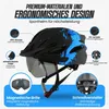 Fahrradhelm H085 Urban mit LED-Rücklicht & Produktbild-Vorschau 2