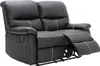 3+2+1-Sitzer Sofa und Sessel mit Relaxfunktion in schwarzem Produktbild-Vorschau 9