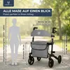 ForeverSenior Aluminium Rollator - 3-fach faltbar mit Produktbild-Vorschau 7