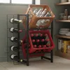A wine rack and beverage crate storage unit in a room. Náhled obrázku produktu