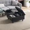 okwish Aufbewahrungs-Hocker quadratischer Aufbewahrungsbank Produktbild-Vorschau 8