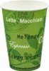 75x  Automatenbecher Kaffeebecher Pappbecher 80mm Ø   Green Produktbild-Vorschau 1