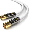 deleyCON MK280, 5 m, TV plug, TV socket, Weiß Produktbild-Vorschau 1