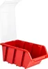 5 x box di stoccaggio in plastica impilabili box di Anteprima dell’immagine prodotto 3