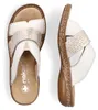 Rieker Ciabatta da donna Bianco/Oro Anteprima dell’immagine prodotto 19