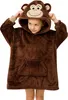 MONKEY - Oversize Hoodie 45x60 cm - Kinder - Affe - Produktbild-Vorschau 1