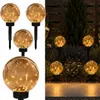 Sada 4 solárních zahradních světel LUMILED, LED koule, Náhled obrázku produktu 1