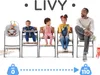 Kinderkraft LIVY 4 v 1 - dětská židlička s lehátkem - Náhled obrázku produktu 2