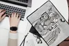 MuchoWow® Laptop Hülle 14 ZollTiger - Natur - Schwarz - Produktbild-Vorschau 2